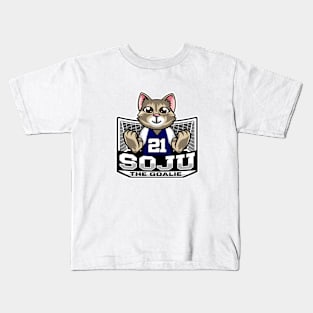 Cat Goalie 2 Kids T-Shirt